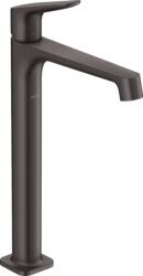 Hansgrohe Citterio M mosdócsaptelep mosdótálakhoz, szálcsiszolt fekete króm 34127340 (34127340)