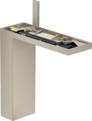 Hansgrohe MYEDITION 230 magasított mosdócsaptelep fedőlap nélkül, klik-klak leeresztővel, szálcsiszolt nikkel 47022820 (47022820)