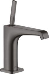 Hansgrohe Citterio E mosdó csaptelep 130 nem zárható leeresztővel, szálcsiszolt fekete króm 36101340 (36101340)
