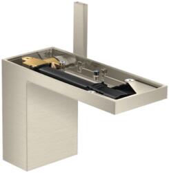 Hansgrohe MyEdition Mosdó csaptelep Push-Open leeresztővel, EcoSmart, szálcsiszolt nikkel/lemez nélkül 47032820 (47032820)