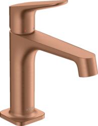 Hansgrohe Citterio M Egykaros mosdócsaptelep 100 lefolyó nélkül 34017 310 (, szálcsiszolt vörösarany 34017310) (34017310)