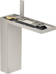 Hansgrohe MYEDITION 230 magasított mosdócsaptelep fedőlap nélkül, klik-klak leeresztővel, rozsdamentes acél hatás 47022800 (47022800)