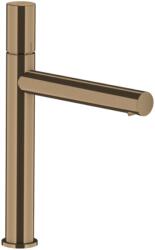 Hansgrohe UNO egykaros mosdócsaptelep, 200 Zero fogantyúval, lefolyógarnitúra nélkül, szálcsiszolt bronz, 45003140 (45003140)
