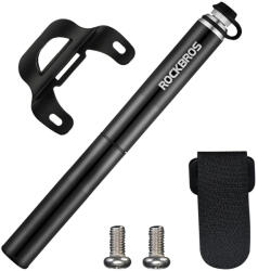 ROCKBROS JG-PB-004 Kerékpár Pumpa Nyomásmérővel - fekete (JG-PB-004)