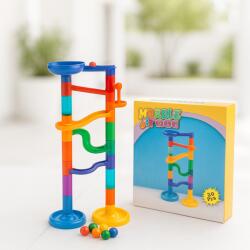 Home and Mode Marble Race golyópálya 8 golyóval - építsd meg a 42 cm magas versenypályát! (S34496130)