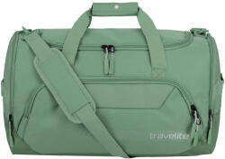 Travelite világos zöld kaptármintás sporttáska kick off 45L 6914-80