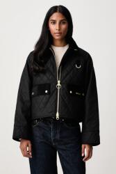 Barbour rövid dzseki női pamut - fekete 44