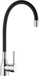 Delabie Slimline álló mosogató csaptelep flexibilis tömlővel, függőleges keverőkarral, H=max. 535mm, 9L/p (DEL2526T2)