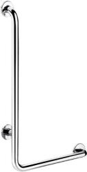 Delabie L-alakú kapaszkodó ArN biztonsági hegesztésű UltraPolish fényes r. m. acél cső D=32mm, 750x450mm (DEL5070DP2)