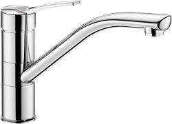 Delabie álló karos csap 230mm lengő kifolyóval, teli keverőkarral, H=155mm, 9L/p (DEL2510T)