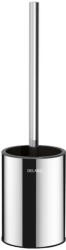 Delabie fali WC-kefe alacsony házzal, biztonsági rögzítéssel, 1mm AISI304 r. m. acél, fényes (DEL4048P)