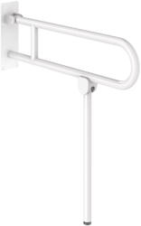 Delabie Basic felhajtható kapaszkodó lábbal, r. m. acél, fehér, 760mm (DEL511517W)