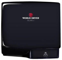World Dryer L-162 WORLD DRYER SLIMdri automata kézszárító, alumínium, fekete 950 W, 10-12 mp, 83 dB (GCMSLN)
