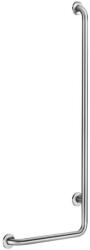 Delabie fordított L-alakú kapaszkodó ArN biztonsági hegesztésű UltraSatin selyem r. m. acél cső D=32mm, 1150x450mm (DEL5071GS)