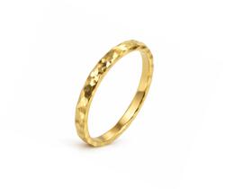 Olivie 10343 Kalapált gyűrű GOLD Gyűrűméretek: 6 (EU: 51-53) (ANQ)