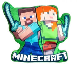 Minecraft Duo 3D formapárna, díszpárna 40 cm (FML300724) - ostore