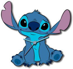 Disney Lilo és Stitch, A csillagkutya Cute XL falióra 50 cm (EWA3069LAS) - ostore
