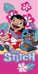 Disney Lilo és Stitch, A csillagkutya Ukulele Time fürdőlepedő, strand törölköző 70x140 cm (Fast Dry) (780621)