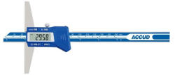 ACCUD Europe Subler digital de adancime tip P ACCUD 200mm x 0.01mm baza 100mm (171-008-61P)