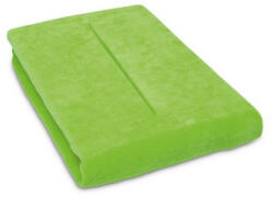 PINO Cearșaf cu elastic 80 cm cu orificiu pentru față, extra verde-lime