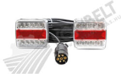 Luminex Hátsólámpa kpl. LED 12V + 7, 5m vezeték; mágneses (726186)