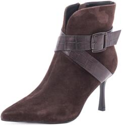 Epica Botine dama din piele intoarsa, Epica 36B99-UM3575-YF245B2 02-I, maro