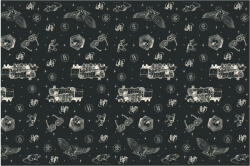 PartyDeco Față de masă din hârtie - Harry Potter 180 x 120 cm Fata de masa
