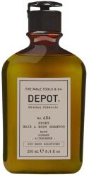 Depot Depot, 600 Body Solutions No. 606, Mint, Ginger & Cardamom, Shower Gel & Shampoo 2-In-1, Botanical Complex, 250 ml