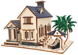 WoodCraft Woodcraft fa 3D puzzle tengerparti ház (DV05173)