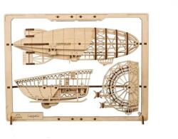 UGears 2.5D fa mechanikus kirakós Zeppelin léghajó (DV09347)