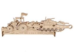 UGears 3D fa mechanikus kirakó Brave UA traktor (DV09053)