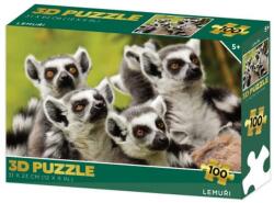  Puzzle 3D - Lemúrok