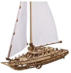 UGears 3D fa mechanikus kirakó Yacht Az óceán szépsége (DV09516)