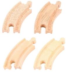 Bigjigs Toys Rövid kerek sín 10 cm 4 db (DV03301)