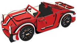 WoodCraft Woodcraft fa 3D puzzle - piros kabrió (DV06863)