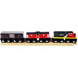 Bigjigs Toys Bigjigs Rail CN tehervonat sínekkel (DV00613)