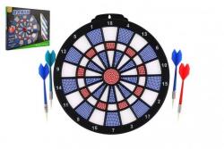 Teddies Darts tárcsa 4 db műanyag, átmérő 28 cm, dobozban (UN47297)