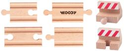Woodyland Pálya tartozékok - összekötő sínpárok és megállók, 6db (71019375)