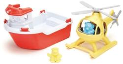 Green Toys Mentőhajó helikopterrel (DV04279)