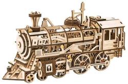 Robotime 3D fából készült mechanikus puzzle gőzmozdony (DV03932)