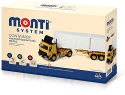 Vista Monti System 08.2 Container konténerszállító teherautó építőkészlet, 1: 35