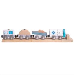Bigjigs Toys Bigjigs Rail fából készült bányavasút (DV00637)