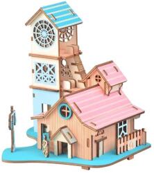 WoodCraft Woodcraft Fa 3D puzzle Villa a folyó mellett (DV06839)