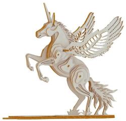 WoodCraft Woodcraft fa 3D puzzle egyszarvú (DV03805)