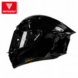Motowolf H1 Starry Black Cască Moto Față Întreagă DOT 1500gr H1-D-WE2XL-SB (H1-D-WE2XL-SB)