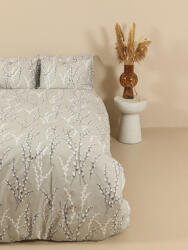 Sunshine Set Cearșafuri Dublu cu Elastic 150x205+30cm. Cotton Feelings 151-54-116 Gri 4buc (151-54-116)