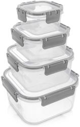 Orion Set de recipiente pentru alimente cu capace și garnituri - 4 buc