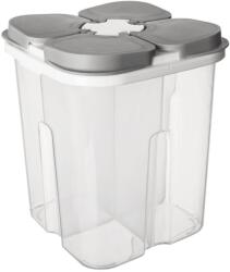 Orion Recipient dozator pentru alimente uscate, cu 4 compartimente, 1, 8 l