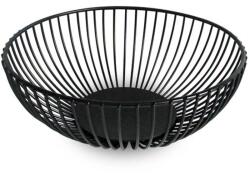 KITCHISIMO Bol de fructe din sârmă Kitchisimo negru 18 cm Castron