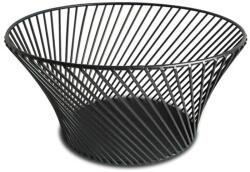 KITCHISIMO Bol de fructe din sârmă Kitchisimo, negru, 25, 5 cm Castron